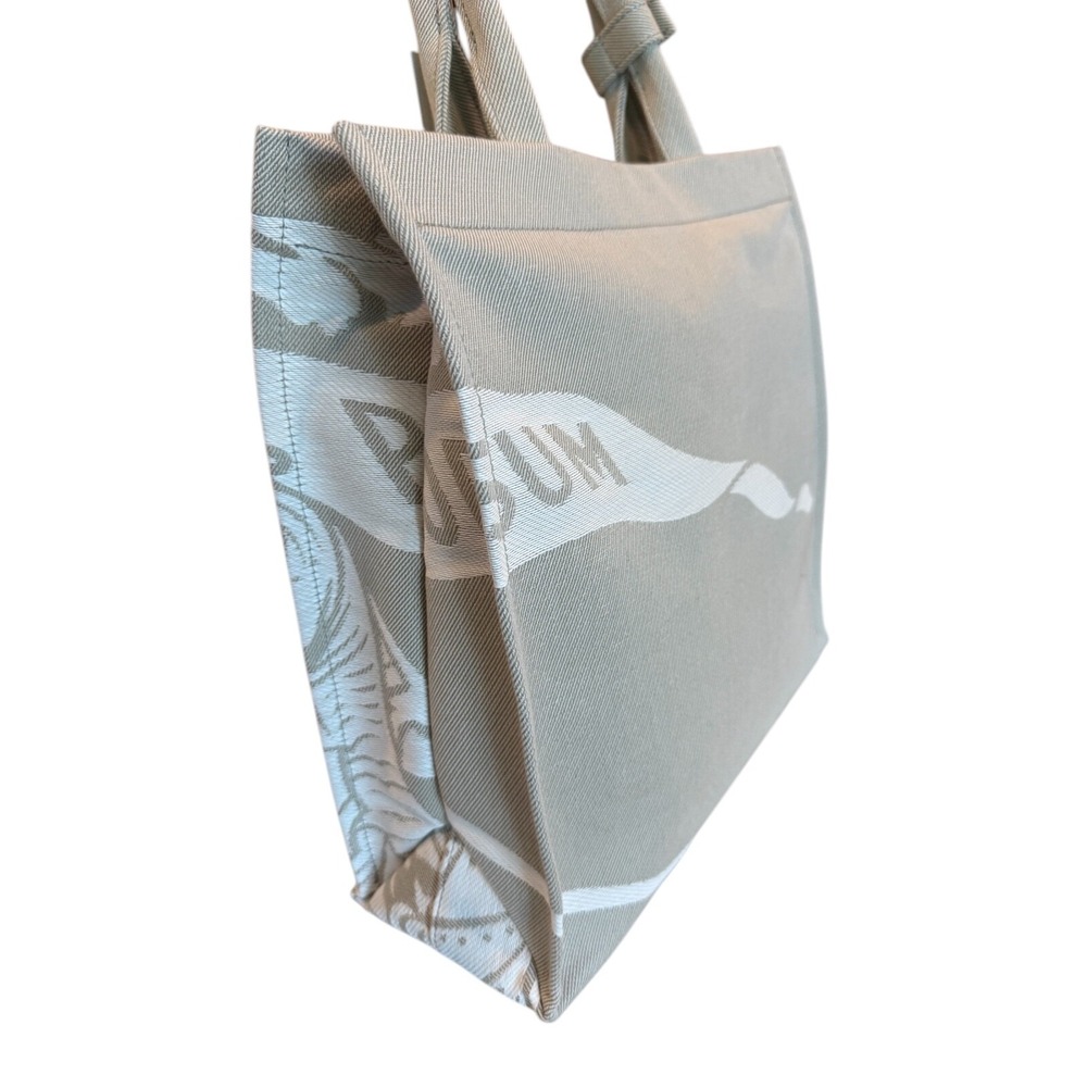 Burberry Unisex Cotton LL EKD Tote in Hunter gray, large, with graphic, 8093183 - Picture 3 of 15